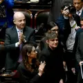 El jefe de gabinete de Argentina, Manuel Adorni, presentó su informe de gestión al Congreso argentino.