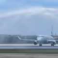 Vuelo de Estados Unidos a Venezuela, el primero tras la suspensión en 2019.