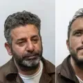 El activista español Saif Abu Keshek (izq.) y el brasileño Thiago Ávila detenidos por Israel cuando intentaban llevar ayuda a Gaza
