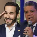 Abelardo De La Espriella (izquierda), Carlos Hernán Rodríguez (centro), y Gustavo Petro (derecha).