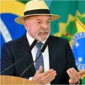 El presidente de Brasil, Luiz Inácio Lula da Silva (izq.); y el presidente de Argentina, Javier Milei.