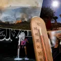 Collage Incendios Sequía Calor Verano Cambio Climático
