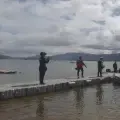 Accidente embalse Tominé.
