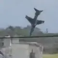 Accidente aéreo. Los pilotos sobrevivieron.