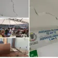Los daños que persisten, después del terremoto del 10 de agosto en Medicina Legal y el Palacio de Justicia de Cali.