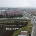 El Puente Tibanica tendrá 87 metros de longitud y conectará la avenida Ciudad de Cali, en Bosa, con la avenida Terreros y Ciudad Verde, en Soacha.Bogotá