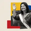 Keiko Fujimori (izq.) y Delcy Rodríguez (der.) hablaron por teléfono ayer.