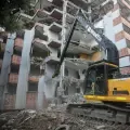 Arrancó la demolición del edificio Arábigo en el sur de Cali.