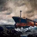 Los barcos heridos de Hernando Alzate, el artista expone en Cartagena