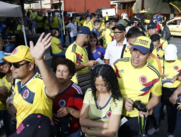 Hinchas de la Selección Colombia.