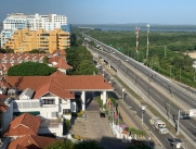Vía al Mar: Viaducto sobre la ciénaga de la virgen en Cartagena
