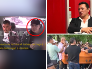 Alias Tasmania, a la derecha el otrora esmeraldero Hernando S??nchez y abajo las exequias de Brahann Camilo S??nchez.