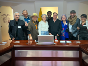 El presidente Gustavo Petro en reuni??n con el Pacto Hist??rico.