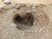 Imagen de la talla de H??rcules tal cual se encontr??.