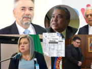 (Arriba) Julio Rincón, Aldo Cadena y Bernardo Camacho; (abajo) Gloria Polanía y Luis Galves, interventores de la Nueva EPS.