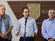 John Maya, gerente de EPM; Federico Gutiérrez, alcalde de Medellín y Andrés Julián Rendón, gobernador de Antioquia.