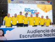 Con alusiones al futbol, el CNE lanzó la campaña 'Colombia unida en democracia'