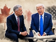 Mark Carney y Donald Trump encabezan el pulso comercial que enfrenta a Estados Unidos y Canadá.