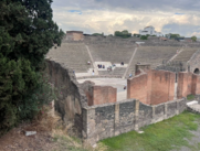 Anfiteatro romano en Pompeya.