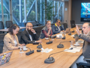 Los altos directivos de Empresas Públicas de Medellín y de la hidroeléctrica se reunieron con el director de la UNGRD, Carlos Carrillo.