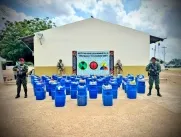 Combustible incautado en La Guajira.