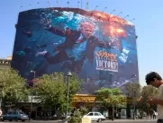 Valla publicitaría iraní contra Donald Trump en medio de la guerra con Estados Unidos.