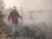 El campesino perdió parte de su sustento.