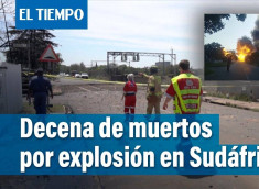 Alrededor de 40 personas se encuentran heridas en la explosión de un camión cisterna lleno de gas en Boksburg, al este de Johannesburgo, en Sudáfrica.