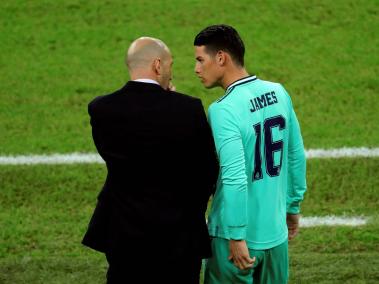 James, junto a ZIdane.