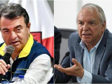 Olmedo López, exdirector de la UNGRD, y Ricardo Bonilla, ministro de Hacienda.