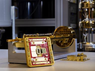 Chip cuántico Majorana 1.