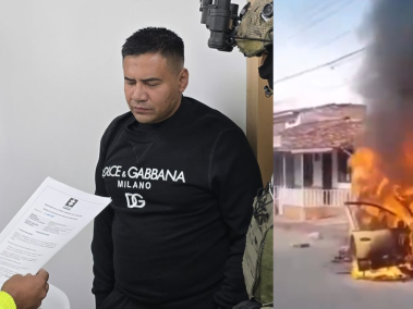 Alias Pipe Tuluá fue trasladado a la estación de Policía de Los Mártires.