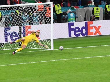 El golero italiano atajó el penalti a Álvaro Morata.