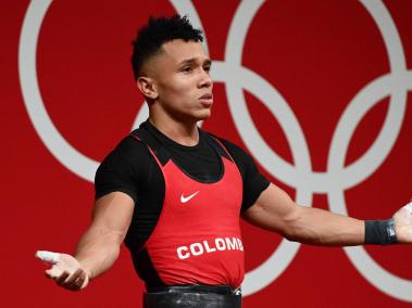 Luis Javier Mosquera, plata en las pesas de los Juegos Olímpicos de Tokio.