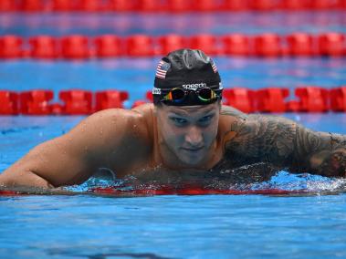 Caeleb Dressel, nadador estadounidense.