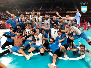 Selección Argentina de voleibol, medallistas de bronce en Tokio 2020.