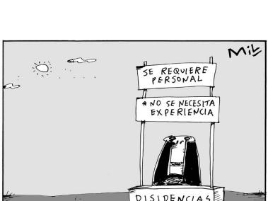 En algunas zonas del país - Caricatura de Mil