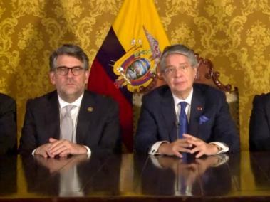 El presidente de Ecuador, Guillermo Lasso, anuncia la disolución de la Asamblea Nacional.