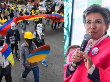 Claudia López, alcaldesa de Bogotá.