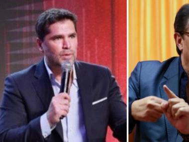 Eduardo Verástegu y el candidato asesinado Fernando Villavicencio.