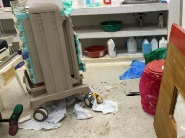 Tambi??n amenazaron de muerte a una auxiliar.