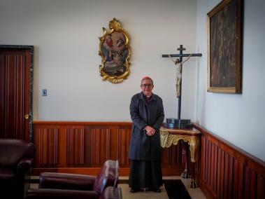 Monseñor Luis José Rueda Aparicio, Cardenal en entrevista con el periódico El Tiempo hoy 21 de diciembre del 2023. FOTO MAURICIO MORENO EL TIEMPO CEET