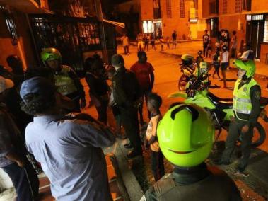 Operativos en el distrito de Aguablanca, en Cali.