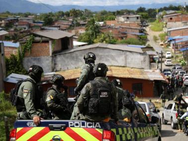 Fuerza Pública en Buenaventura.
