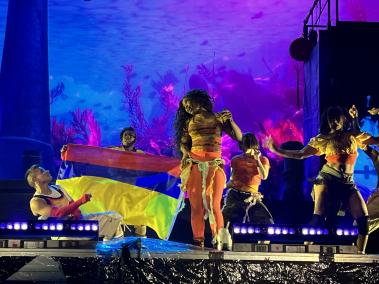 La cantante norteamericana SZA en el concierto del Festival Est??reo Picnic 2024