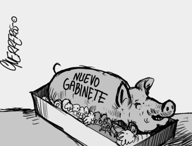 La lechona para repartir.