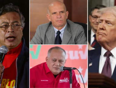 Petro, Hugo el 'Pollo' Carvajal, Diosdado Cabello y Donald Trump