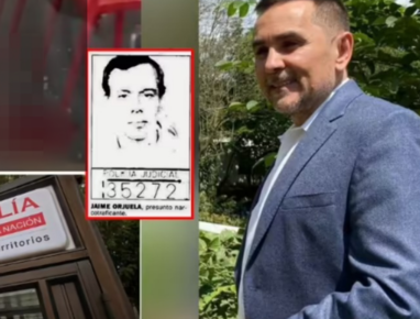 El abogado Fredy Zapata y el asesinado narcotraficante Jaime Orjuela.