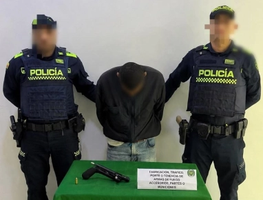 Incautación de arma en Cartagena