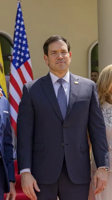 Abelardo De La Espriella y Marco Rubio en Barranquilla este 8 de septiembre.